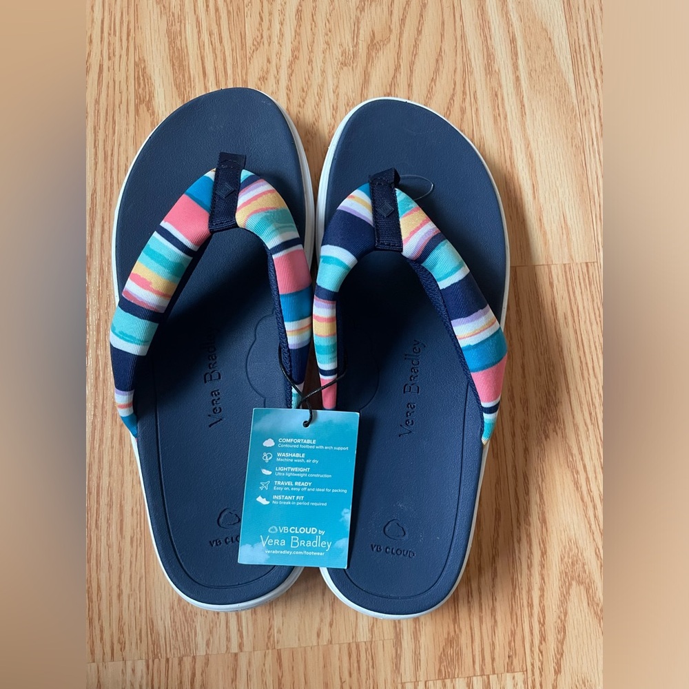 Women’s Vera Bradley Cloud Multicolor Flip Flops